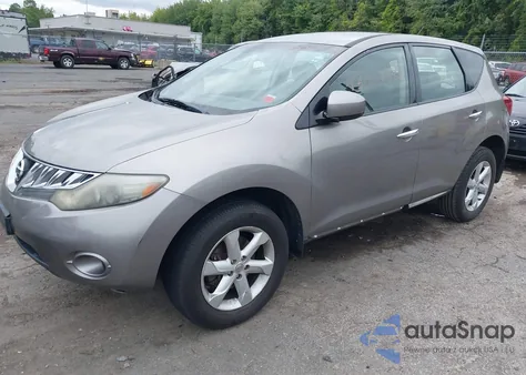 2009 Nissan Murano S z USA, uszkodzony, nr VIN JN8AZ18W39W204637